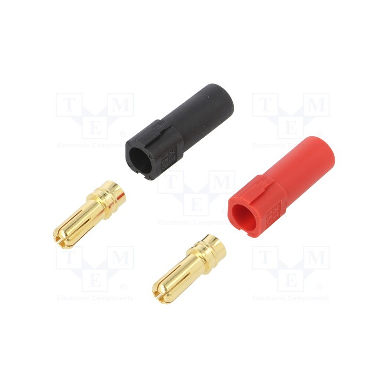 10 pcs : XT150-M - Plug, DC supply, XT150, male, PIN: 2, for cable, soldering, 60A, 500V