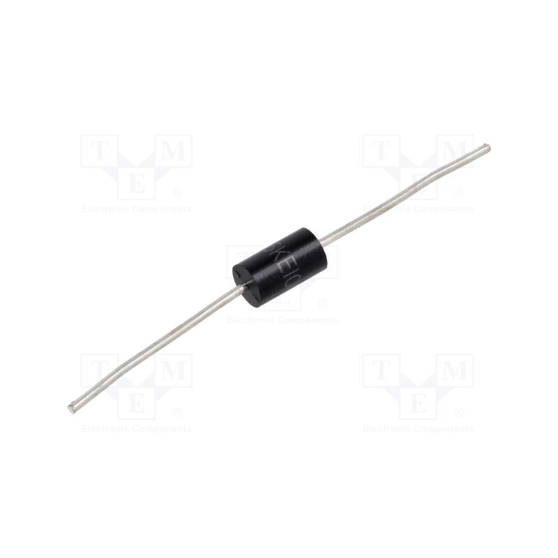 10 pcs : 1.5KE100CATR - Diode: TVS, 95÷105V, 11.1A, bidirectional, DO201AD, 1.5kW,