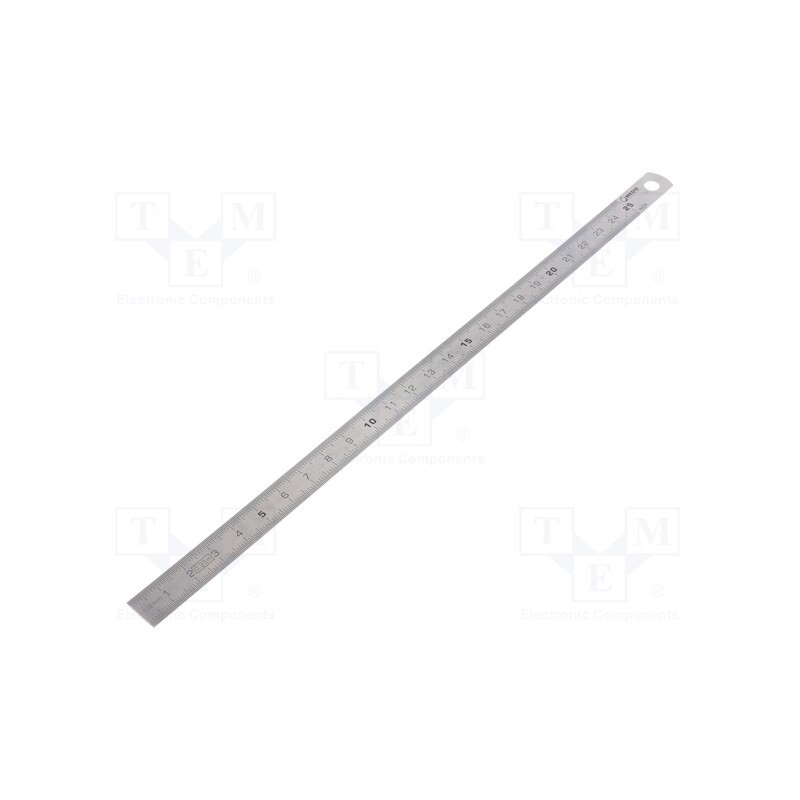 10 pcs : 1051-04 - Ruler, L: 250mm, Width: 13mm
