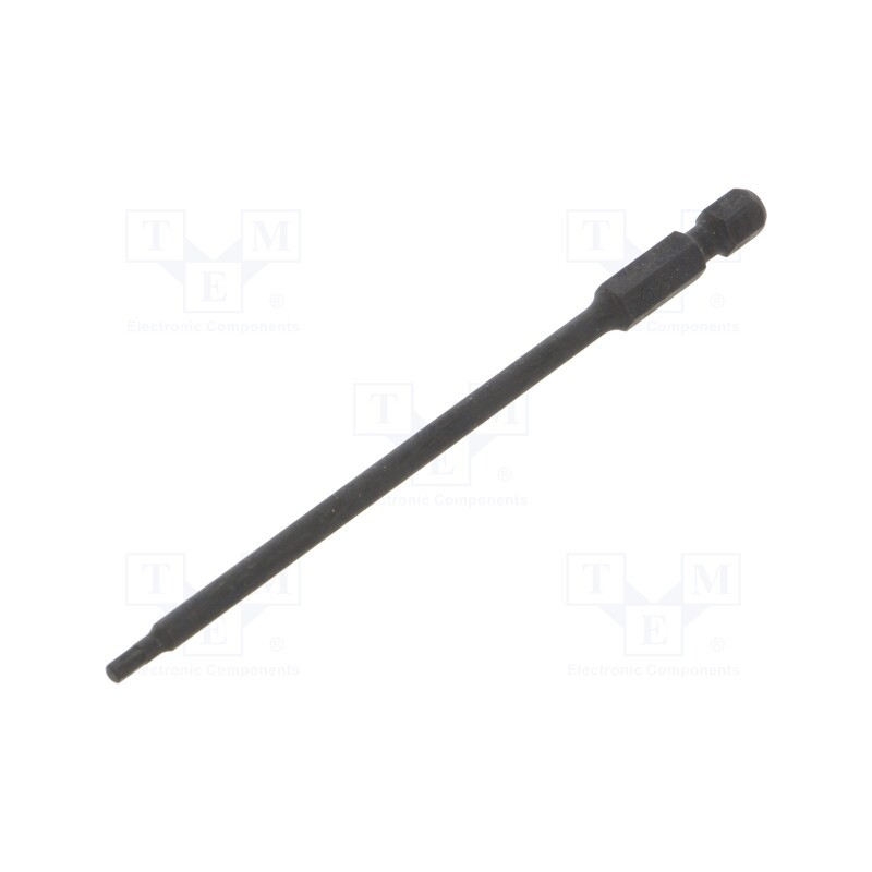 10 pcs : 711125H - Screwdriver bit, hex key, HEX 2,5mm, Overall len: 110mm
