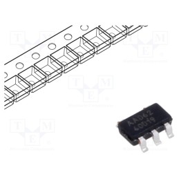10 pcs : MCP6496RT-E/OT - IC: operational amplifier, 30MHz, 1.8÷5.5V, Ch: 1, SOT23-5, Iio: 1pA