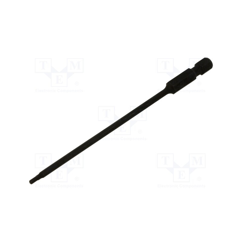 10 pcs : 711102H - Screwdriver bit, hex key, HEX 2mm, Overall len: 110mm