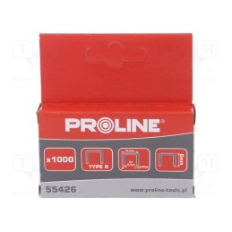 10 pcg : 55426 - Staples, Width: 12.7mm, L: 6mm, 1000pcs, PRE-55042