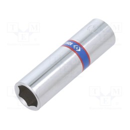 10 pcs : 223510M - Socket, 6-angles,socket spanner, HEX 10mm, 1/4', 50mm, long