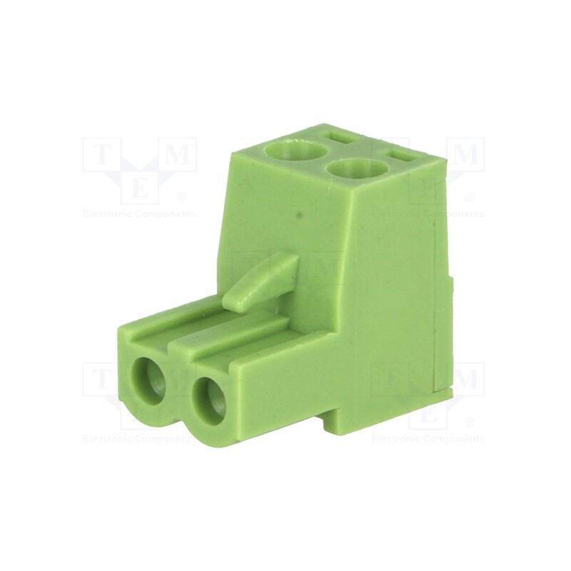 20 pcs : XY2500F-A(5.0)-2P - Pluggable terminal block, 5mm, ways: 2, straight, plug, female