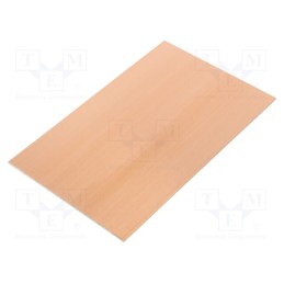 10 pcs : 611-4 - Laminate, FR4,epoxy resin, 1.6mm, L: 100mm, W: 160mm, double sided