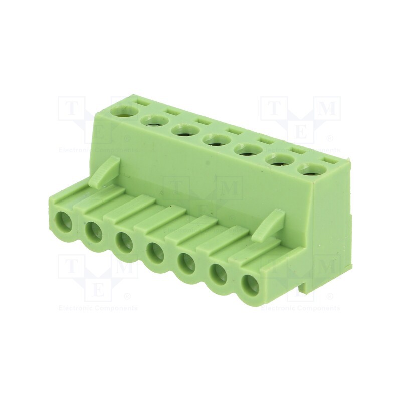 10 pcs : XY2500F-A(5.0)-7P - Pluggable terminal block, 5mm, ways: 7, straight, plug, female