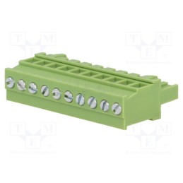 10 pcs : XY2500F-AV(5.0)-10P - Pluggable terminal block, 5mm, ways: 10, angled 90°, plug, female