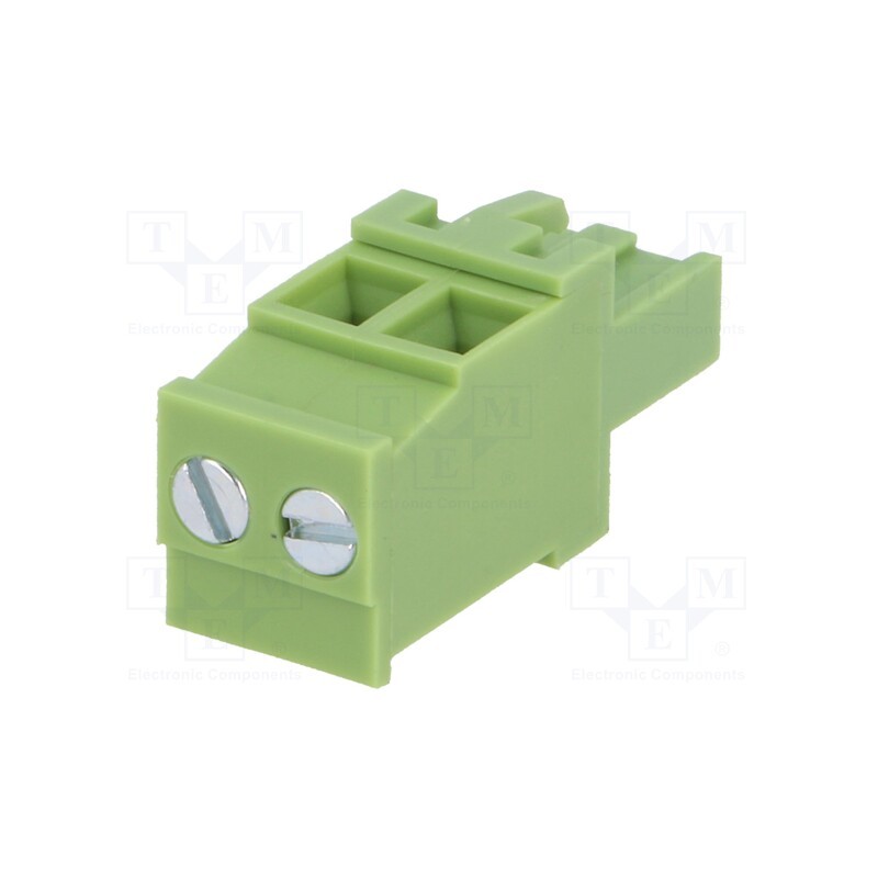20 pcs : XY2500F-AV(5.0)-2P - Pluggable terminal block, 5mm, ways: 2, angled 90°, plug, female