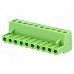 10 pcs : XY2500F-B(5.08)-10P - Pluggable terminal block, 5.08mm, ways: 10, straight, plug, female