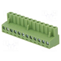 10 pcs : XY2500F-B(5.08)-12P - Pluggable terminal block, 5.08mm, ways: 12, straight, plug, female