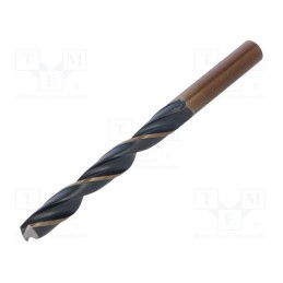 10 pcs : 62600940100 - Drill bit, for metal, Ø: 9.4mm, L: 125mm, Working part len: 81mm