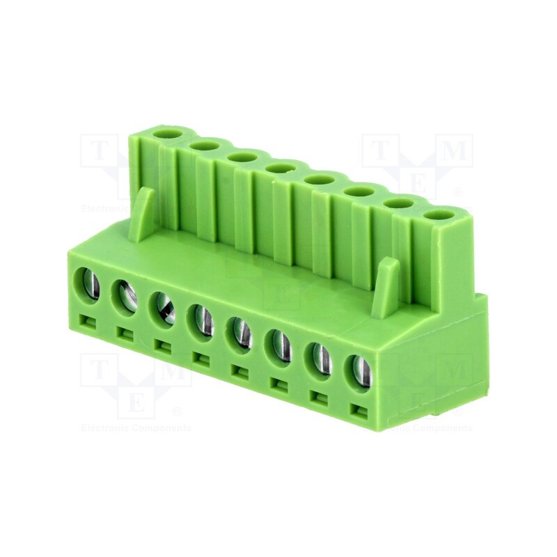 10 pcs : XY2500F-B(5.08)-8P - Pluggable terminal block, 5.08mm, ways: 8, straight, plug, female