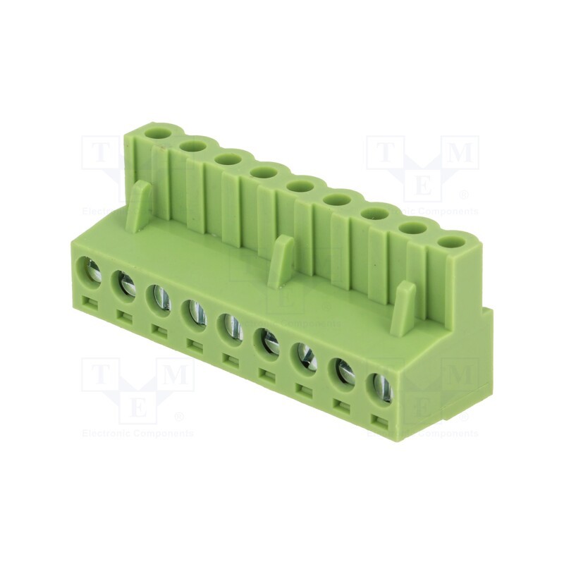 10 pcs : XY2500F-B(5.08)-9P - Pluggable terminal block, 5.08mm, ways: 9, straight, plug, female