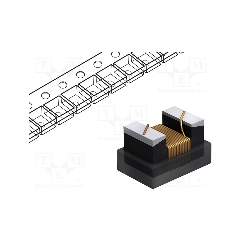 50 pcs : 0402AS-5N6J-08 - Inductor: wire, SMD, 0402, 5.6nH, 760mA, 110mΩ, Q: 22, -40÷150°C, ±5%