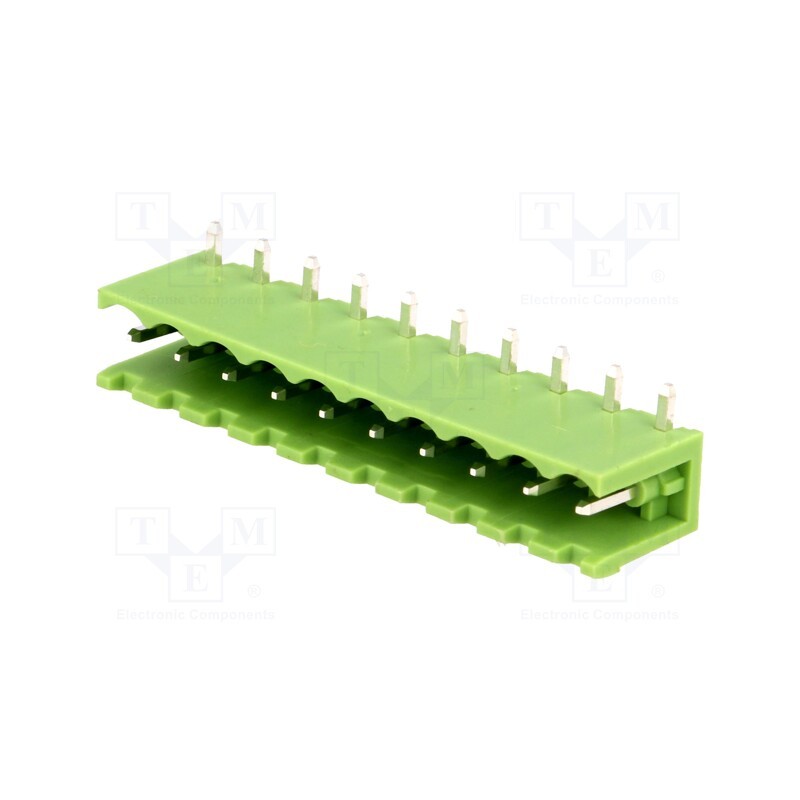 20 pcs : XY2500R-A(5.0)-10P - Pluggable terminal block, Contacts ph: 5mm, ways: 10, angled 90°