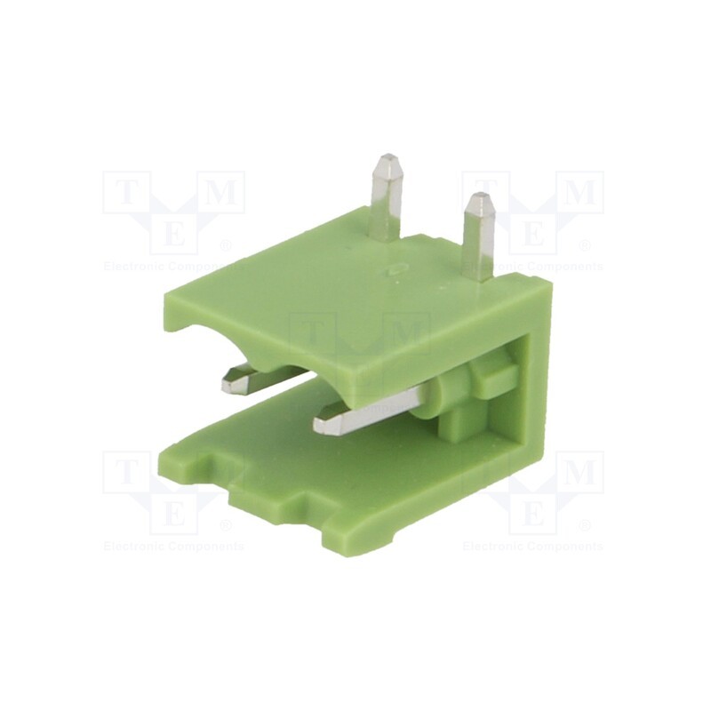 50 pcs : XY2500R-A(5.0)-2P - Pluggable terminal block, Contacts ph: 5mm, ways: 2, angled 90°