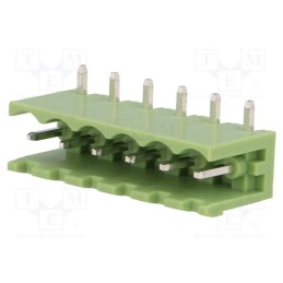 20 pcs : XY2500R-A(5.0)-6P - Pluggable terminal block, Contacts ph: 5mm, ways: 6, angled 90°