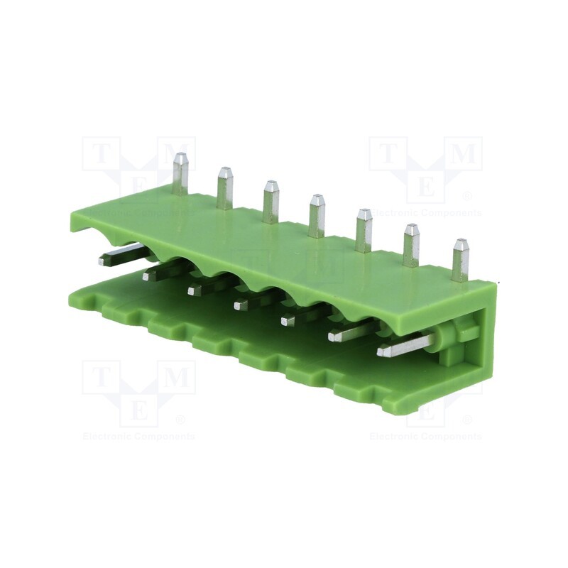 20 pcs : XY2500R-A(5.0)-7P - Pluggable terminal block, Contacts ph: 5mm, ways: 7, angled 90°