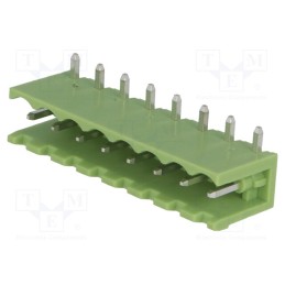 20 pcs : XY2500R-A(5.0)-8P - Pluggable terminal block, Contacts ph: 5mm, ways: 8, angled 90°
