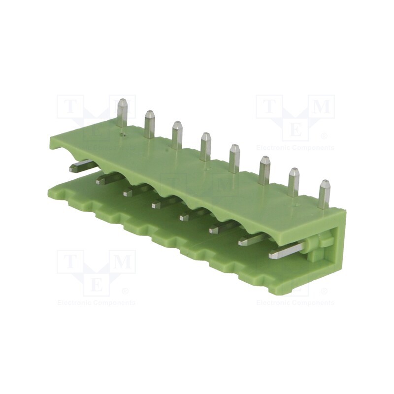20 pcs : XY2500R-A(5.0)-8P - Pluggable terminal block, Contacts ph: 5mm, ways: 8, angled 90°