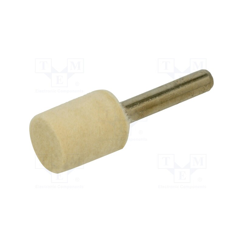 10 pcs : 1236130 - Grinding pin, for polishing metals, felt, with lever