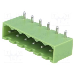 20 pcs : XY2500R-B(5.0)-6P - Pluggable terminal block, Contacts ph: 5mm, ways: 6, angled 90°