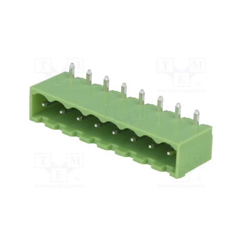 20 pcs : XY2500R-B(5.0)-8P - Pluggable terminal block, Contacts ph: 5mm, ways: 8, angled 90°
