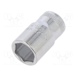 10 pcs : 6700SM-6 - Socket, 6-angles,socket spanner, HEX 6mm, 1/4', 24.7mm