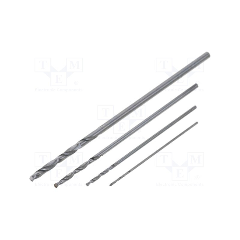 10 set : D-1720 - Drill set, for metal, high speed steel stal szybkotnąca HSS