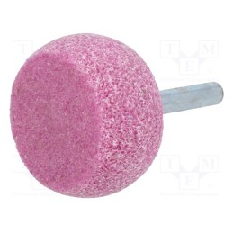 10 pcs : MG.004 - Grindingstone, Ø: 40mm, Ø: 6mm, Tip mat: aluminium oxide