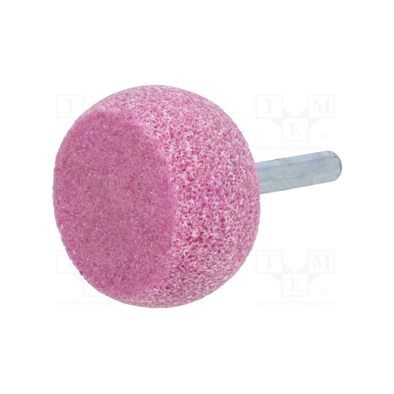 10 pcs : MG.004 - Grindingstone, Ø: 40mm, Ø: 6mm, Tip mat: aluminium oxide