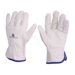 10 set : FBN4910 - Protective gloves, Size: 10, natural leather, FBN49