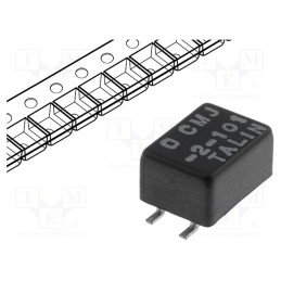 10 pcs : CMJ-2-101 - Inductor: wire, SMD, 500mA, 260mΩ, Induct.of indiv.wind: 100uH