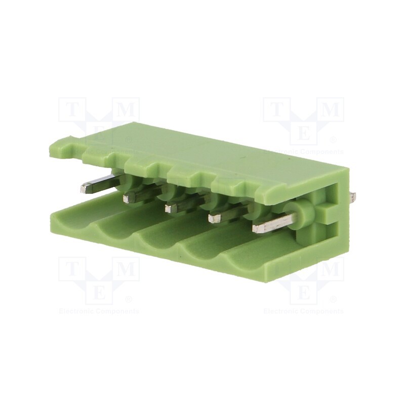50 pcs : XY2500V-A(5.0)-5P - Pluggable terminal block, Contacts ph: 5mm, ways: 5, straight