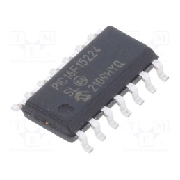 10 pcs : PIC16F15224-I/SL - IC: PIC microcontroller, 7kB, 32MHz, MSSP (SPI / I2C), 1.8÷5.5VDC