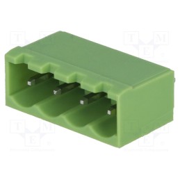 50 pcs : XY2500V-B(5.0)-4P - Pluggable terminal block, Contacts ph: 5mm, ways: 4, straight