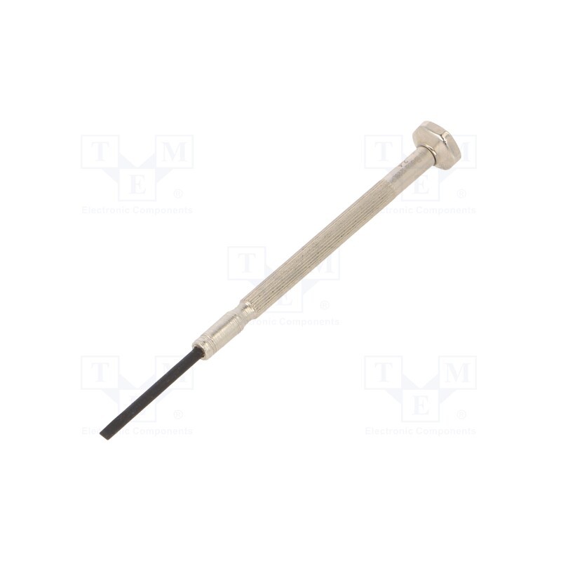 10 pcs : 12290224 - Screwdriver, slot, precision, SL 2,4, Blade length: 26mm