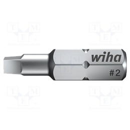 10 pcs : 6635 - Screwdriver bit, square, 2, Overall len: 25mm, STANDARD