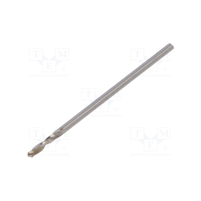 10 pcs : 90100100100 - Drill bit, for metal, Ø: 1mm, L: 26mm, Working part len: 6mm