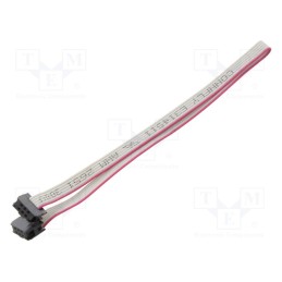 10 pcs : DS1052-01-062B2NA203001 - Ribbon cable with IDC connectors, Cable ph: 1mm, 0.3m, 6x28AWG