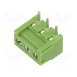 20 pcs : XY303R-3P 3.81MM GREEN - PCB terminal block, straight, 3.81mm, ways: 3, on PCBs, terminal