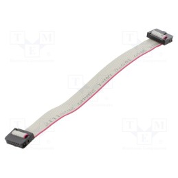 10 pcs : DS1052-01-122B2MA201501 - Ribbon cable with IDC connectors, Cable ph: 1mm, 0.15m, 12x28AWG