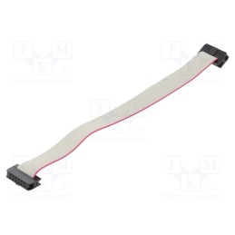 10 pcs : DS1052-01-122B2NA201501 - Ribbon cable with IDC connectors, Cable ph: 1mm, 0.15m, 12x28AWG