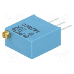 10 pcs : PV36W203C01B00 - Potentiometer: mounting, vertical, 20kΩ, 500mW, THT, ±10%, linear