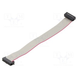 10 pcs : DS1052-01-162B2NA201501 - Ribbon cable with IDC connectors, Cable ph: 1mm, 0.15m, 16x28AWG