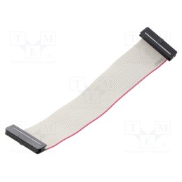 10 pcs : DS1052-01-262B2NA201501 - Ribbon cable with IDC connectors, Cable ph: 1mm, 0.15m, 26x28AWG
