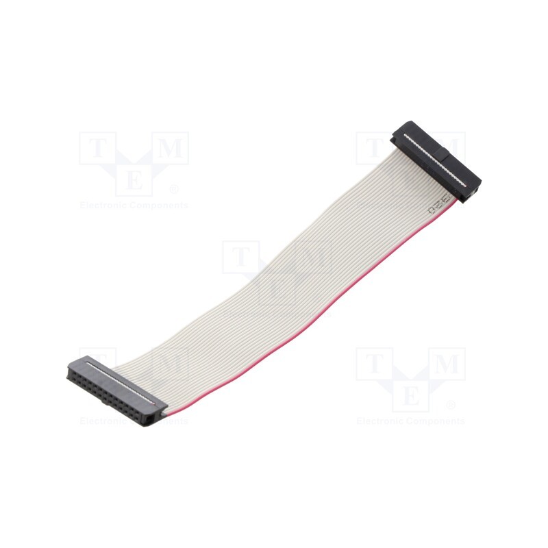 10 pcs : DS1052-01-262B2NA201501 - Ribbon cable with IDC connectors, Cable ph: 1mm, 0.15m, 26x28AWG