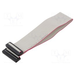 10 pcs : DS1052-01-342B2MA203001 - Ribbon cable with IDC connectors, Cable ph: 1mm, 0.3m, 34x28AWG