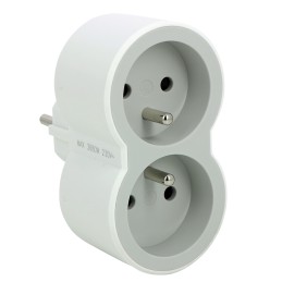 1 pcs - Legrand French / German Multi Outlet Plug, 16A, Plug-In